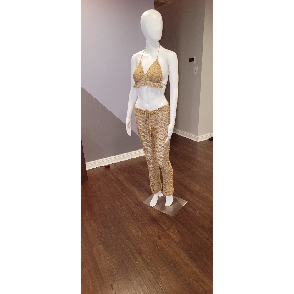 Fashion nova 2 piece crochet set